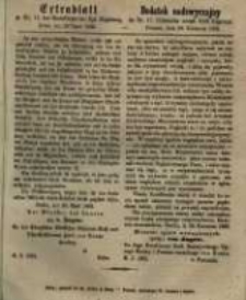 Dodatek nadzwyczajny do Nr. 17 Dziennika urzęd. Kr&oacute;l. Regencyi. Poznań, dnia 29. Kwietnia 1862.