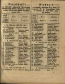 Wykaz I. powt&oacute;rnie wywołanych 3 &frac12; % list&oacute;w zastawnych W. X. Poznańskiego, kt&oacute;re w terminie St. Jana 1862 miały być złożone.