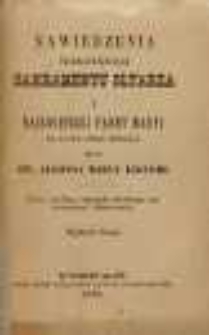 Nawiedzenia Przenajświętszego Sakramentu Ołtarza i Najświętszej Panny Maryi na każdy dzień miesiąca