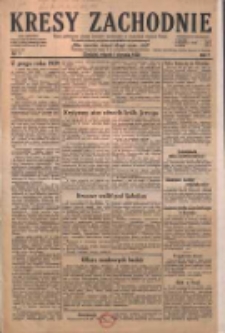 Kresy Zachodnie: pismo poświęcone obronie interes&oacute;w narodowych na zachodnich ziemiach Polski 1929.01.01 R.7 Nr1