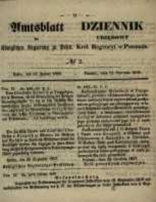 Amtsblatt der K&ouml;niglichen Regierung zu Posen. 1858.01.12 Nro.2