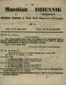 Amtsblatt der Königlichen Regierung zu Posen. 1858.01.26 Nro.4