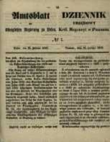 Amtsblatt der K&ouml;niglichen Regierung zu Posen. 1858.02.16 Nro.7