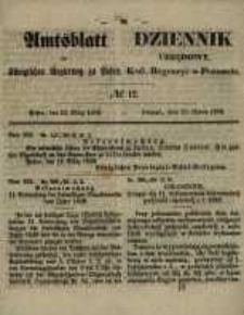 Amtsblatt der Königlichen Regierung zu Posen. 1858.03.23 Nro.12