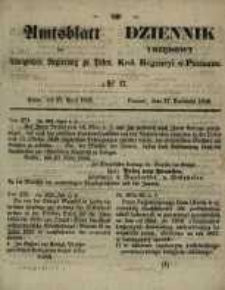 Amtsblatt der Königlichen Regierung zu Posen. 1858.04.27 Nro.17