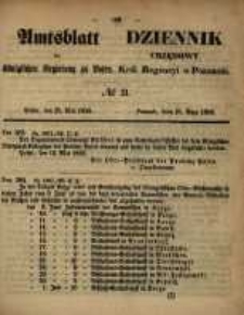 Amtsblatt der Königlichen Regierung zu Posen. 1858.05.25 Nro.21