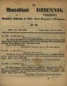 Amtsblatt der K&ouml;niglichen Regierung zu Posen. 1858.06.01 Nro.22