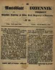 Amtsblatt der K&ouml;niglichen Regierung zu Posen. 1858.06.08 Nro.23