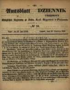 Amtsblatt der K&ouml;niglichen Regierung zu Posen. 1858.06.15 Nro.24