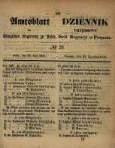 Amtsblatt der K&ouml;niglichen Regierung zu Posen. 1858.06.22 Nro.25