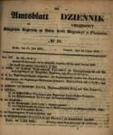 Amtsblatt der Königlichen Regierung zu Posen. 1858.07.13 Nro.28