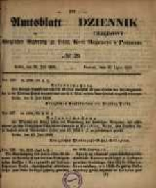 Amtsblatt der Königlichen Regierung zu Posen. 1858.07.20 Nro.29