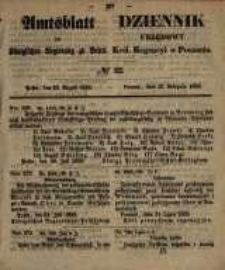 Amtsblatt der K&ouml;niglichen Regierung zu Posen. 1858.08.10 Nro.32