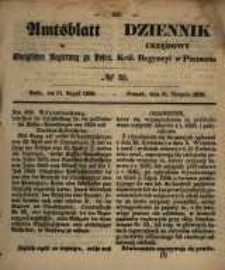 Amtsblatt der K&ouml;niglichen Regierung zu Posen. 1858.08.31 Nro.35
