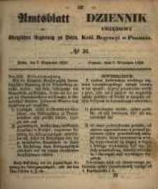 Amtsblatt der K&ouml;niglichen Regierung zu Posen. 1858.09.07 Nro.36