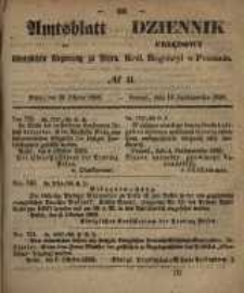 Amtsblatt der K&ouml;niglichen Regierung zu Posen. 1858.10.12 Nro.41