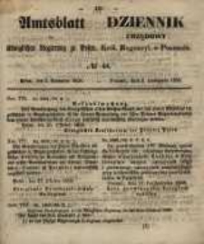 Amtsblatt der K&ouml;niglichen Regierung zu Posen. 1858.11.02 Nro.44