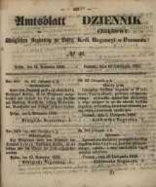 Amtsblatt der K&ouml;niglichen Regierung zu Posen. 1858.11.16 Nro.46