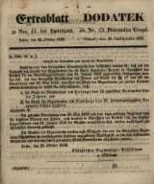 Centralblatt zu Nro. 43. des Amtsblatts. Posen, den 26. Oktober 1858