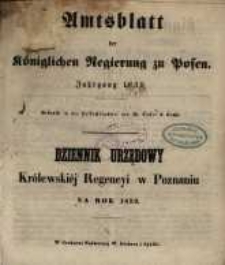 Amtsblatt der Königlichen Regierung zu Posen. 1859.01.04 Nro.1