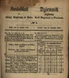 Amtsblatt der K&ouml;niglichen Regierung zu Posen. 1859.01.18 Nro.3