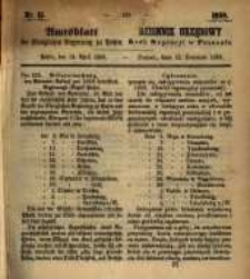 Amtsblatt der K&ouml;niglichen Regierung zu Posen. 1859.04.12 Nro.15