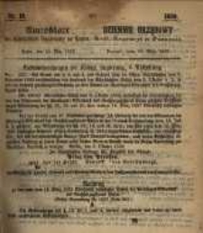 Amtsblatt der K&ouml;niglichen Regierung zu Posen. 1859.05.10 Nro.19
