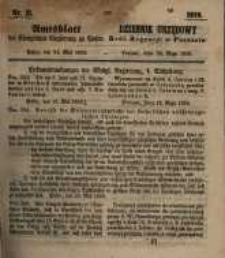 Amtsblatt der K&ouml;niglichen Regierung zu Posen. 1859.05.24 Nro.21