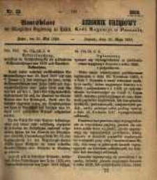 Amtsblatt der K&ouml;niglichen Regierung zu Posen. 1859.05.31 Nro.22