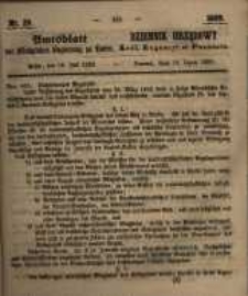 Amtsblatt der K&ouml;niglichen Regierung zu Posen. 1859.07.19 Nro.29