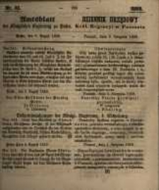 Amtsblatt der K&ouml;niglichen Regierung zu Posen. 1859.08.09 Nro.32