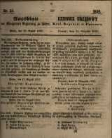 Amtsblatt der K&ouml;niglichen Regierung zu Posen. 1859.08.16 Nro.33