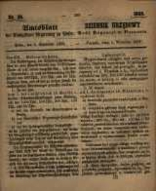 Amtsblatt der K&ouml;niglichen Regierung zu Posen. 1859.09.06 Nro.36