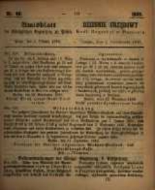 Amtsblatt der K&ouml;niglichen Regierung zu Posen. 1859.10.04 Nro.40