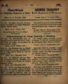 Amtsblatt der Königlichen Regierung zu Posen. 1859.11.08 Nro.45