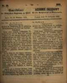 Amtsblatt der Königlichen Regierung zu Posen. 1859.11.15 Nro.46