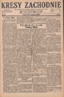 Kresy Zachodnie: pismo poświęcone obronie interes&oacute;w narodowych na zachodnich ziemiach Polski 1929.01.26 R.7 Nr21