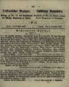 Oeffentlicher Anzeiger. 1858.04.06 Nro.14