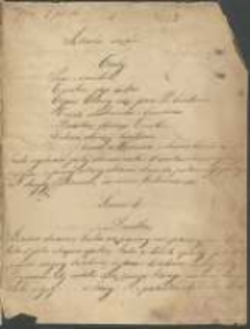 Szkoda wąs&oacute;w. Komedya ze śpiewkami w 1-ym akcie prozą