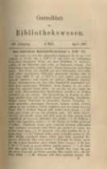 Centralblatt für Bibliothekswesen. 1887.04 Jg.4 heft 4