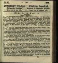 Oeffentlicher Anzeiger. 1860.04.24 Nro.17