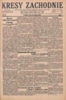 Kresy Zachodnie: pismo poświęcone obronie interesów narodowych na zachodnich ziemiach Polski 1929.01.30 R.7 Nr24