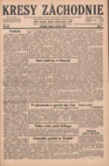 Kresy Zachodnie: pismo poświęcone obronie interes&oacute;w narodowych na zachodnich ziemiach Polski 1929.02.01 R.7 Nr26