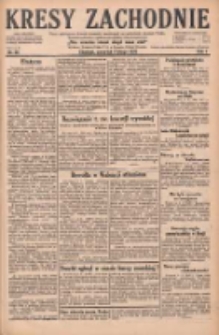 Kresy Zachodnie: pismo poświęcone obronie interes&oacute;w narodowych na zachodnich ziemiach Polski 1929.02.07 R.7 Nr30