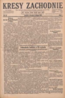 Kresy Zachodnie: pismo poświęcone obronie interes&oacute;w narodowych na zachodnich ziemiach Polski 1929.02.14 R.7 Nr36