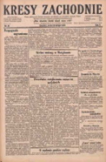 Kresy Zachodnie: pismo poświęcone obronie interes&oacute;w narodowych na zachodnich ziemiach Polski 1929.02.20 R.7 Nr41