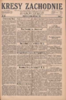 Kresy Zachodnie: pismo poświęcone obronie interes&oacute;w narodowych na zachodnich ziemiach Polski 1929.02.28 R.7 Nr48