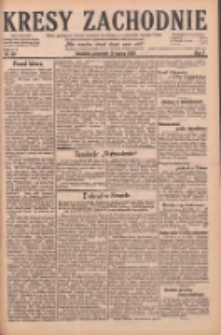 Kresy Zachodnie: pismo poświęcone obronie interes&oacute;w narodowych na zachodnich ziemiach Polski 1929.03.14 R.7 Nr60
