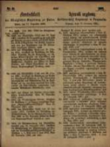 Amtsblatt der K&ouml;niglichen Regierung zu Posen. 1861.12.17 Nro.51