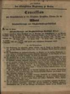 Beilage zum Amtsblatt der K&ouml;niglichen Regierung zu Posen.